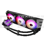 Водяное охлаждение для процессора Thermalright Frozen Warframe Pro 360 Black ARGB (360mm, Black, ARGB/ Fans: 3x120mm, 70.84CFM, 29.8dBA, 2000RPM/ Pump height 60mm, 23dBA, 3000RPM, Rad thickness 27mm/ S: 1200, 1700, 1851, 2011, 2066, 115X, AM4, AM5), фото5