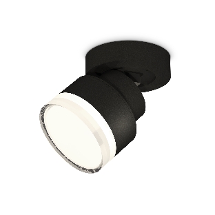Светильник Ambrella Light XM8102028 SBK/FR/CL черный песок/белый матовый/прозрачный GX53 (A2229, A2106, C8102, N8399)