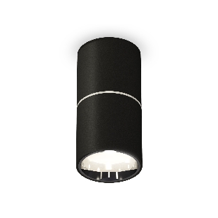 Светильник Ambrella Light XS6302081 SBK/PSL черный песок/серебро полированное MR16 GU5.3 (C6302, A2060, N6112)