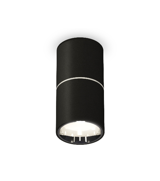 Светильник Ambrella Light XS6302081 SBK/PSL черный песок/серебро полированное MR16 GU5.3 (C6302, A2060, N6112)