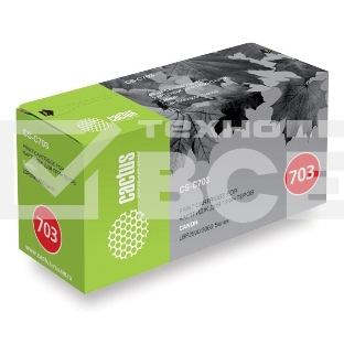 Картридж лазерный Cactus CS-C703 черный (2000 стр.) для Canon LBP2900/LBP3000