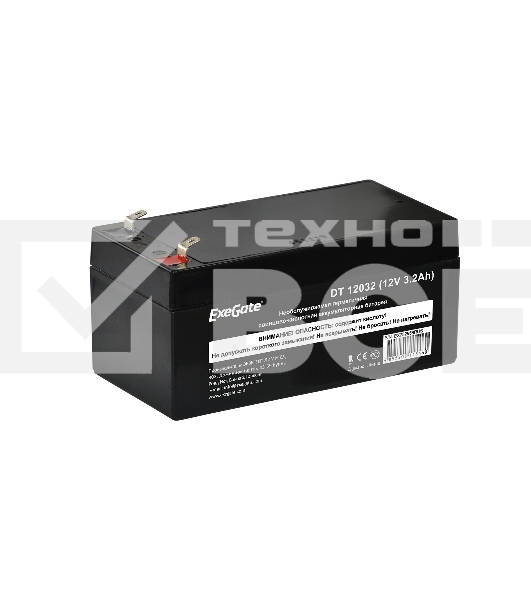 Батарея ExeGate DT 12032 (12V 3.2Ah), клеммы F1