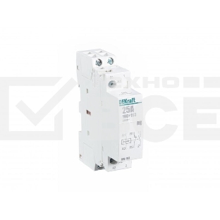 Модульный контактор 1НО+1НЗ 25А 230В МК-103 DEKraft Модульный контактор 1НО+1НЗ 25А 230В МК-103 DEKraft