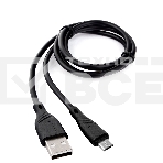 Кабель USB 2.0 Cablexpert CCB-mUSB2-AMBMO1-1MB, AM/microB, издание Classic 0.1, длина 1м, черный, блистер, фото 1