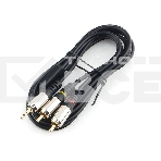 Кабель аудио Cablexpert CCAB-02-35M2RM-1.5MB. 3.5 Jack(M)/2х RCA (M), черный, 1.5м, блистер, фото3