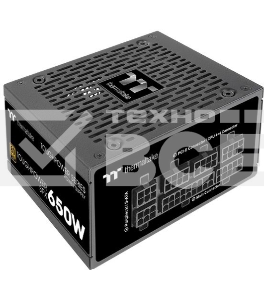 Блок питания Thermaltake Toughpower SFX (PS-STP-0650FNFAGE-1), 650Вт, 80 PLUS Gold, 90мм, модульный, черный