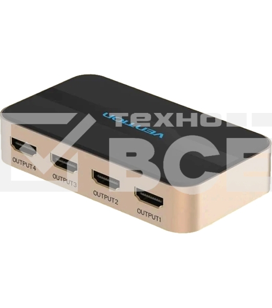 Разветвитель - сплиттер Vention HDMI 19F/4x19F на 4 монитора ACCG0