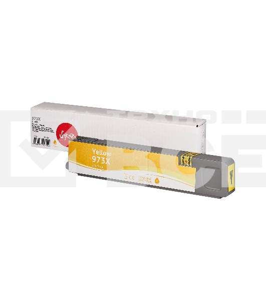 Струйный картридж Sakura F6T83AE (№973X Yellow) для HP, желтый, 110 мл., 7000 к.