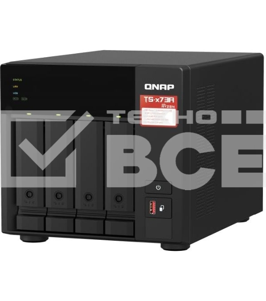 Сетевое хранилище NAS Qnap TS-473A-8G 4-bay Ryzen V1500B