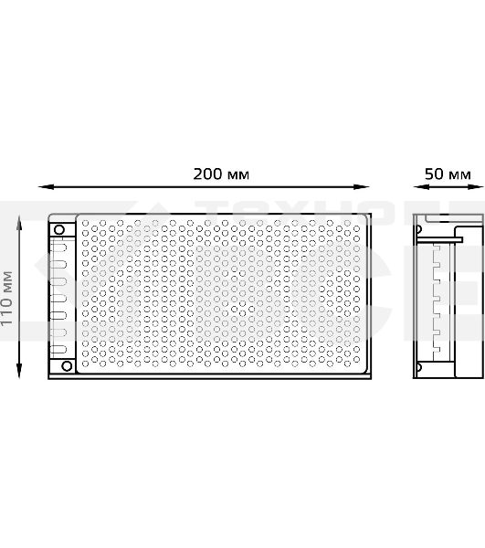 Блок питания Gauss LED STRIP PS 200-250W 12V