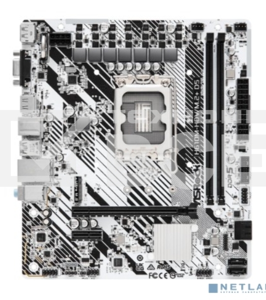 Материнская плата ASRock H610M-HDV/M.2+ D5, LGA 1700, Intel H610, 2xDDR5, 4xSATA, 1xM.2, 1xPCI-E 4.0 x16, 1xPCI-E x1, 1xDP, 1xHDMI, 1xVGA, 1x 1Gb LAN, 1xUSB-C 3.2 Gen 1, 1xUSB-A 3.2 Gen 1, 4xUSB 2.0, 3x3.5 мм, 7.1, Micro-ATX