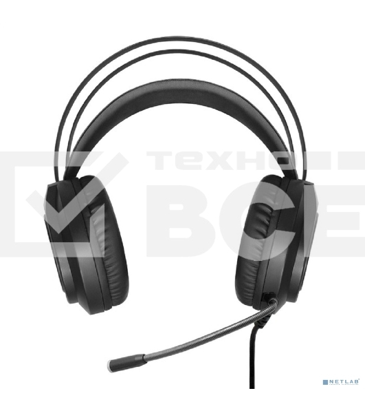 Игровая гарнитура ExeGate EX289746RUS Cosmos HS-702GL (объемный звук 7.1, длина кабеля 2.5м, RGB подсветка, USB интерфейс)