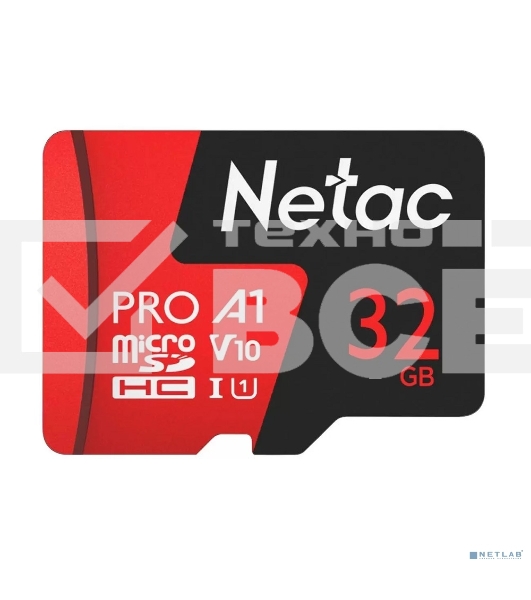Флеш карта MicroSD card Netac P500 Extreme Pro 32GB, retail version w/SD adapter