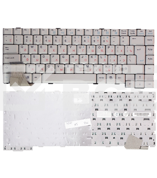 Клавиатура для ноутбука Packard Bell 7521 6020 6021 серая