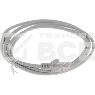 Патч-корд Premier 5-970 1Гбит/с UTP 4 пары cat5E CCA molded 1.5м серый RJ-45 (m)-RJ-45 (m)