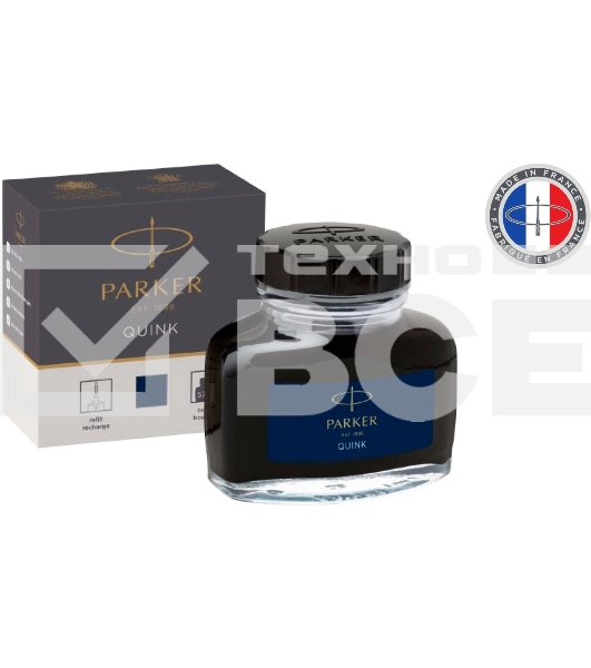 Флакон с чернилами Parker Quink Z13 (CW1950378) черный/синие чернила 57мл для ручек перьевых