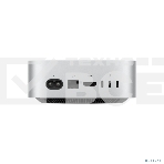 Компьютер Apple Mac mini A3238 M4 10 core (4.41) 16Gb SSD256Gb 10 core GPU macOS GbitEth WiFi BT серебристый (MU9D3J/A), фото6