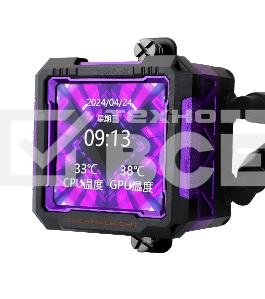 Водяное охлаждение для процессора Thermalright Frozen Warframe Pro 360 Black ARGB (360mm, Black, ARGB/ Fans: 3x120mm, 70.84CFM, 29.8dBA, 2000RPM/ Pump height 60mm, 23dBA, 3000RPM, Rad thickness 27mm/ S: 1200, 1700, 1851, 2011, 2066, 115X, AM4, AM5)