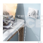 Дата-кабель BOROFONE BX121/PD кабель Type-C-Lightning/1m/27W/Нейлон/белый, фото 1