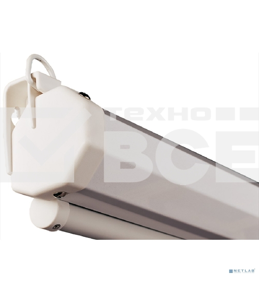 Экран с электроприводом Lumien Eco Control 244x244 см (раб. область 236х236 см) Matte White черная кайма по периметру 1:1