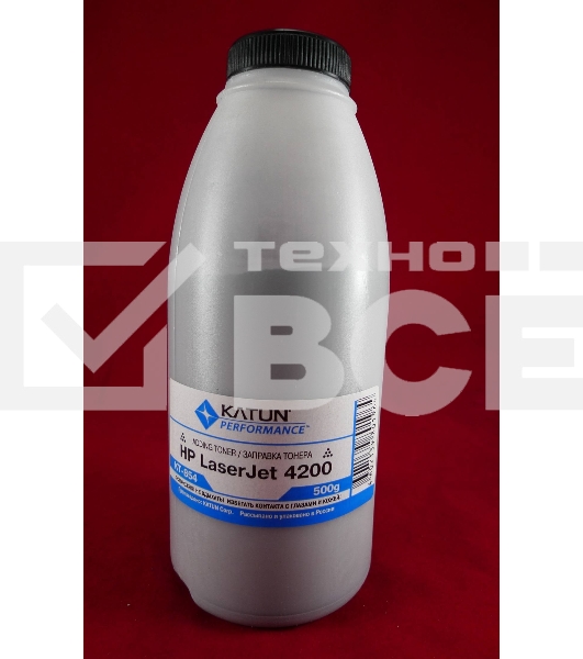 Тонер HP LJ 4200/4250/4300/4350/5200 (фл. 500 г) Katun фас России