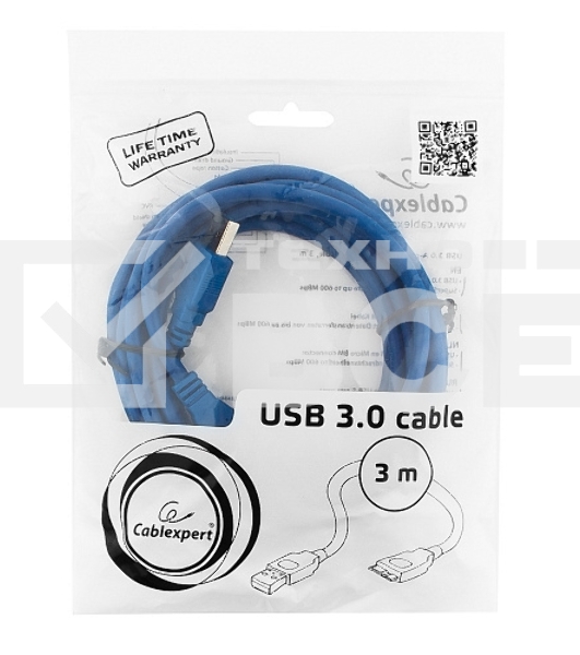 Кабель Gembird PRO CCP-mUSB3-AMBM-10, USB 3.0 кабель для соед. 3м А-microB (9 pin) позол.конт., пакет