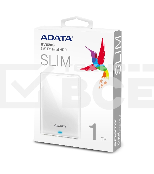 Внешний жесткий диск 1TB ADATA HV620S, 2,5