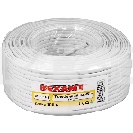 Кабель Rexant (01-5001-3) Кабель телефонный 2 жилы 100м CCA белый (ШТЛП-2), фото 1