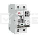 Дифференциальный автомат EKF DA63-16-30e АВДТ-63 16А/30мА (хар-ка C, электронный тип A) 6кА EKF PROxima, фото 1