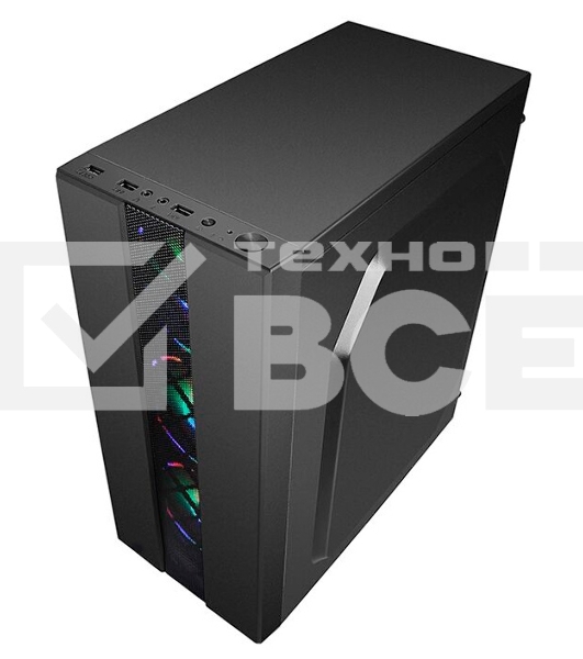 Компьютерный корпус Accord ACC-CL290B черный без БП ATX 2xUSB2.0 1xUSB3.0 audio