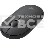 Мышь беспроводная Logitech Pebble M350 графитовый, 1000 dpi, радиоканал, Bluetooth, USB, кнопки - 3, фото5
