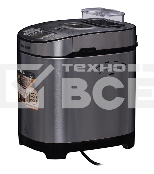 Хлебопечь Hyundai HYBM-M0313G 600Вт серебристый/черный
