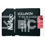 Флеш карта MicroSD card Netac P500 Extreme Pro 64GB, retail version w/SD adapter, фото5