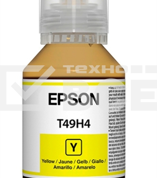 Чернила Epson T49H4 Yellow (140 мл)