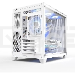 Компьютерный корпус AeroCool / Formula Crystal Z5 белый без БП mATX 11x120mm 2xUSB2.0 1xUSB3.0 audio bott PSU, фото7