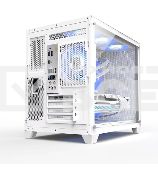 Компьютерный корпус AeroCool / Formula Crystal Z5 белый без БП mATX 11x120mm 2xUSB2.0 1xUSB3.0 audio bott PSU