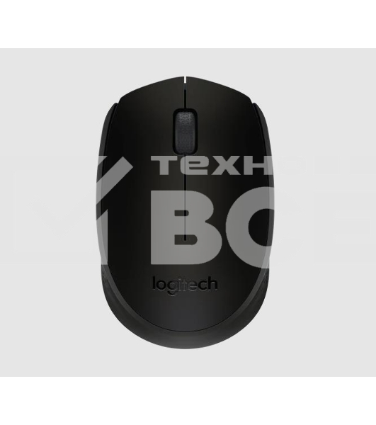 Мышь беспроводная Logitech B170 черный, 1000 dpi, радиоканал, USB, кнопки - 3