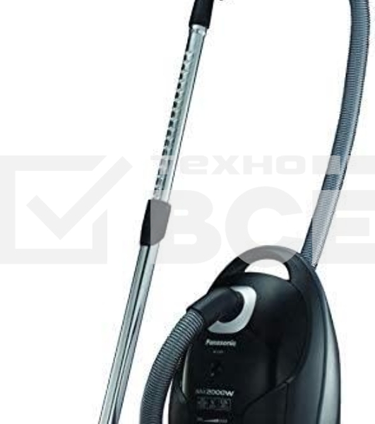 Пылесос Panasonic MC-CJ913K черный, 380/2000 Вт, уборка сухая, пылесборник мешок 6 л