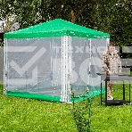 Тент садовый с москитной сеткой, 250х250/240 см, Camping  Palisad, фото10
