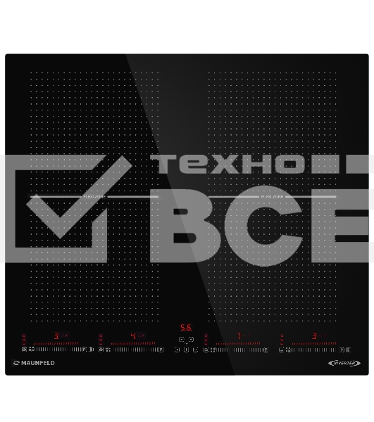 Индукционная варочная панель Maunfeld CVI594SF2BK Inverter