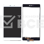 Сенсорное стекло (тачскрин) для Huawei P8, белое, фото4