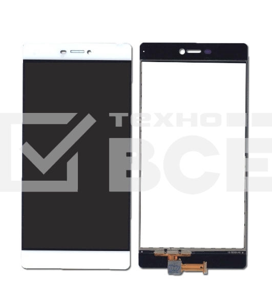Сенсорное стекло (тачскрин) для Huawei P8, белое