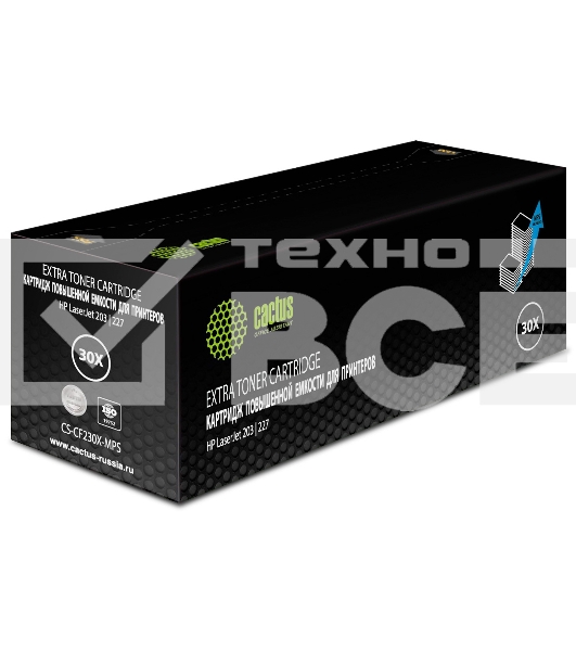 Картридж лазерный Cactus CS-CF230X-MPS черный (5000стр.) для HP LJ 203/227