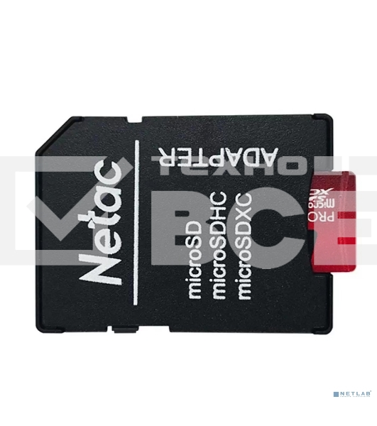 Флеш карта MicroSD card Netac P500 Extreme Pro 32GB, retail version w/SD adapter
