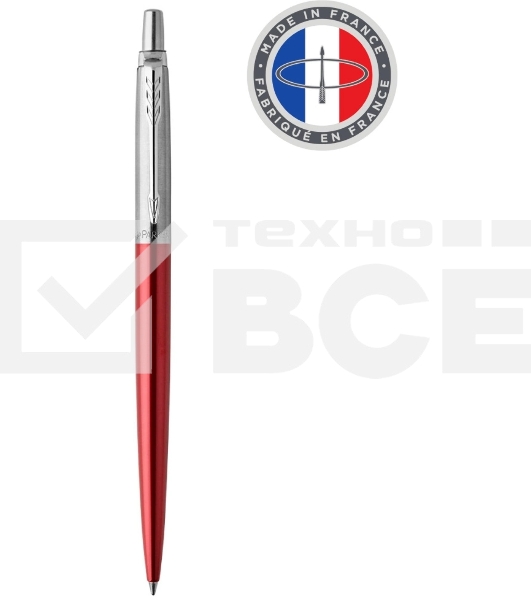 Ручка шариковая Parker Jotter Core K63 (CW1953187) Kensington Red CT M син. черн. подар.кор.
