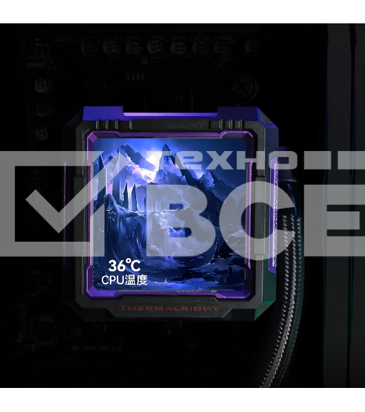Водяное охлаждение для процессора Thermalright Frozen Warframe Pro 360 Black ARGB (360mm, Black, ARGB/ Fans: 3x120mm, 70.84CFM, 29.8dBA, 2000RPM/ Pump height 60mm, 23dBA, 3000RPM, Rad thickness 27mm/ S: 1200, 1700, 1851, 2011, 2066, 115X, AM4, AM5)