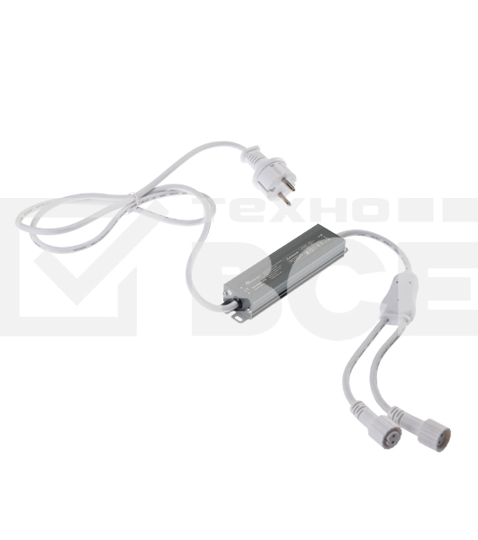 Блок питания (трансформатор) для уличных гирлянд Neon-night 24В, 60Вт, алюминиевый корпус, IP65