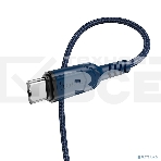 Кабель USB Type-C/ HOCO HC-44944 X59/ 1m/ 2.4A/ Нейлон/ Blue, фото4