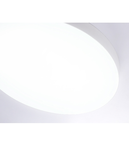 Потолочный светодиодный светильник Ambrella light FV5536 WH белый LED 90W 4200K D600*58 (Без ПДУ)