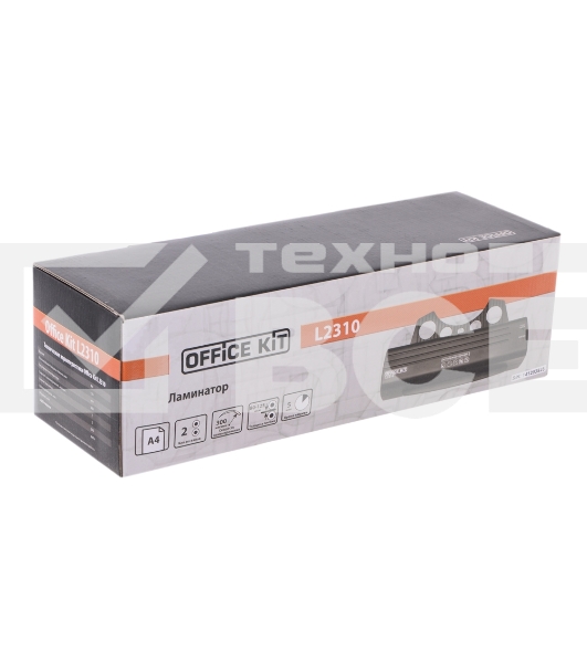 Ламинатор Office Kit L2310, 2 вала, A4, 125мкм, 300 мм/мин